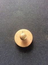 Old Brass Weight Postal Scale Apothecary Kitchen Chemist Scale 20gm Make Set Up