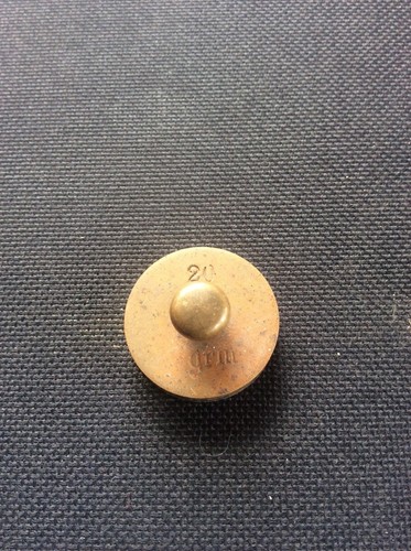 Old brass weight postal scale - old,