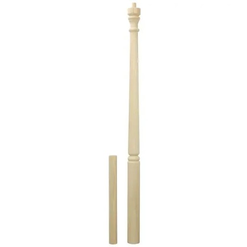 Oak plain volute newel post - oak,