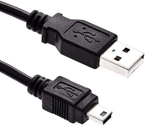Black usb battery charger - black,