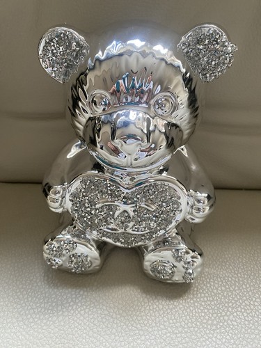 Crushed diamond silver - diamond, shine