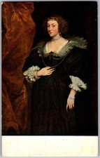 Antique Postcard Portrait A