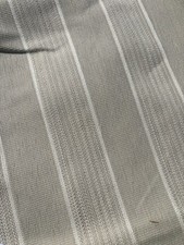 Cream stripe woven upholstery fabric