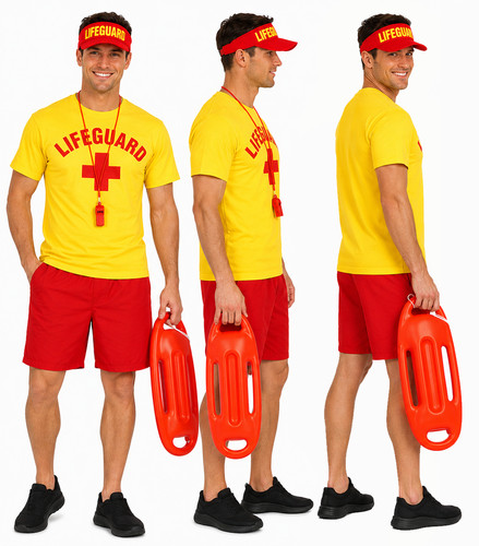 Adults lifeguard seaside stag - adults,