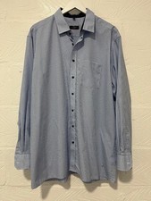 Mens BNWOT ETERNA Shirt BLue And White Check Size UK/46 CG B18