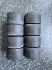 Rollerbones Turbo Roller Skate Wheels (x8) 97A 62mm Derby Black