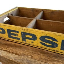 Vintage PEPSI COLA Wooden Soda
