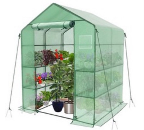 Walk greenhouse 4 shelves - greenhouse+,