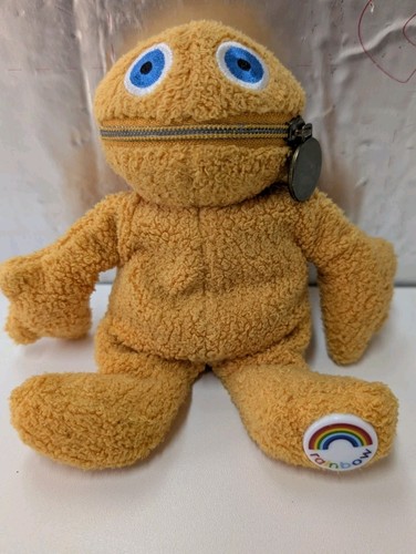 Vintage rainbow zippy plush - vintage, 6"