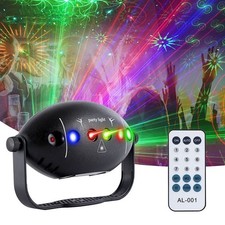 RGB Disco Lights Stage DJ Party Laser Light Projector Light Strobe Party Club UK
