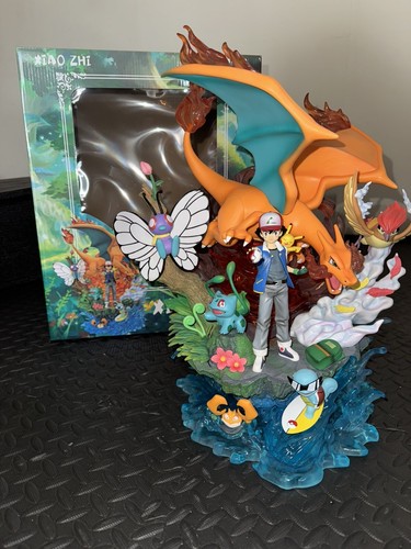 Pokemon giant statute ash - ash, with