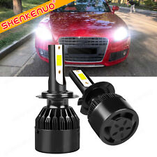 FOR AUDI TT MK2 A4 A6 A7 Q7 C9 H7 6000K White Beam LED Headlight bulbs 2x 60W