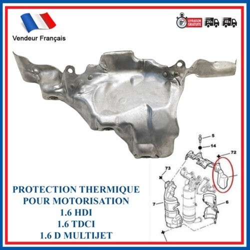 Heat shield for exhaust - heat,