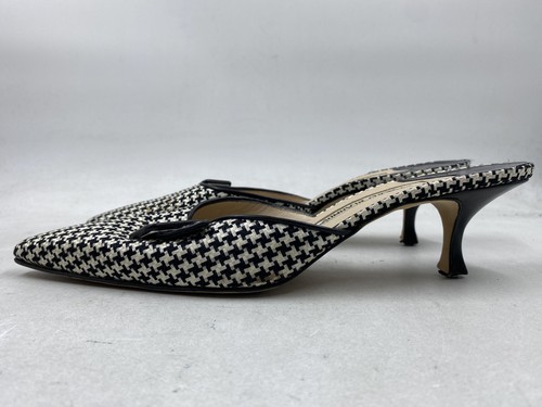 Manolo blahnik black white - blahnik,