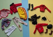 Mixed Sindy & Other Dolls Horse Riding Clothing Bundle Job Lot Vintage
