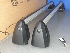 Genuine Roof Bars Audi Q7 MK1 5 DOOR SUV  With Flush Rails Rack 2008-2014