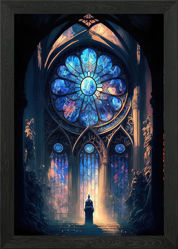 Cathedral framed wall - framed,