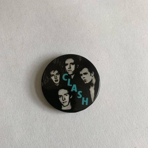 The clash pin badge - badge,, genuine