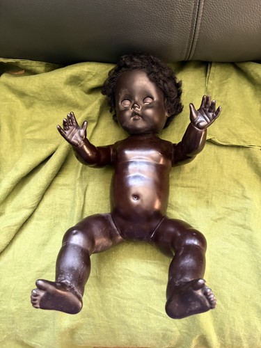 Black toddler doll 1960 - black,