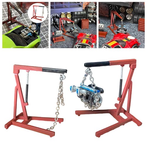 Diorama car engine crane - engine,