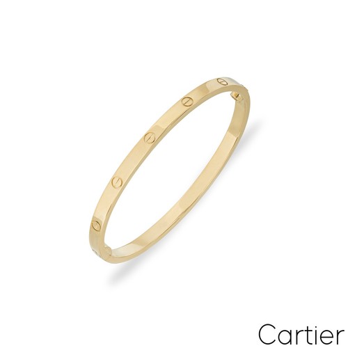Cartier yellow gold plain - plain, sm