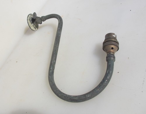 Victorian brass gas wall light - victorian,