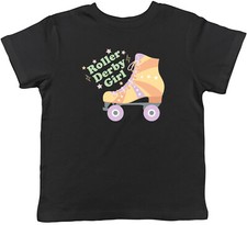 Roller Derby Girl Kids T-Shirt
