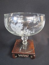 Lovely Etched Crystal Glass