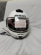 RHEOS Cobra White Helmet By