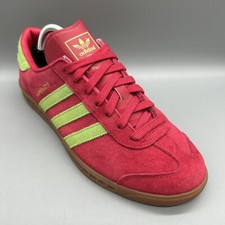 Adidas Originals Hamburg D65191 Red Beauty Macaw Mens Uk 8 Casuals Terraces