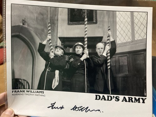Dads army signed - army, frank
