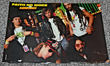 FAITH NO MORE / SKID ROW band A3 size glossy mag DOUBLE SIDED  art poster