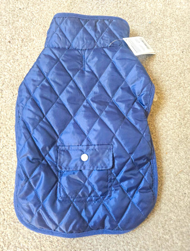 Dog apparel quilted navy - dog,