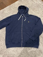 Ralph Lauren Men's Navy Blue Hoodie Size 2XLT /3XXXL
