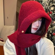 Winter Knitted Hooded