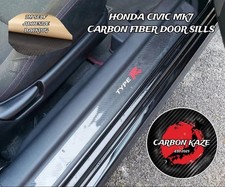 CARBON KAZE CARBON FIBER DOOR SILLS - HONDA CIVIC  MK7 EP1 EP2 EP3 TYPE R