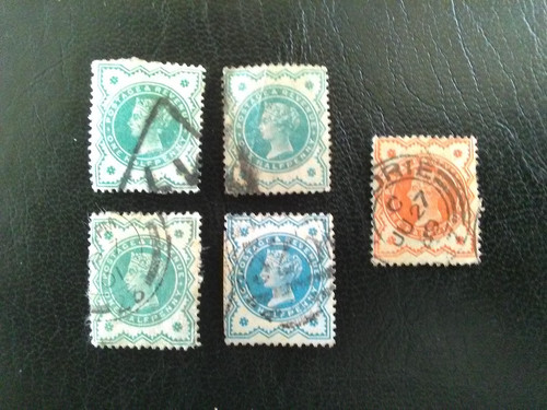 Used stamps 1887 - stamps, 1887-1900