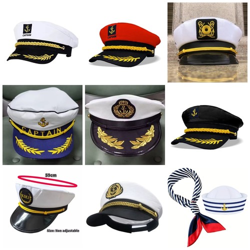 Navy captain hat skipper yacht - navy,
