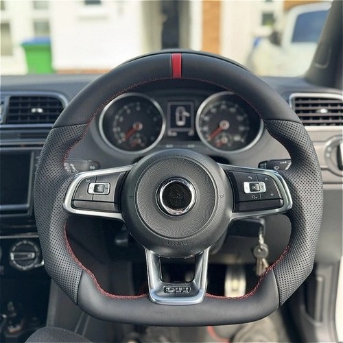 Leather steering wheel for - leather, vw