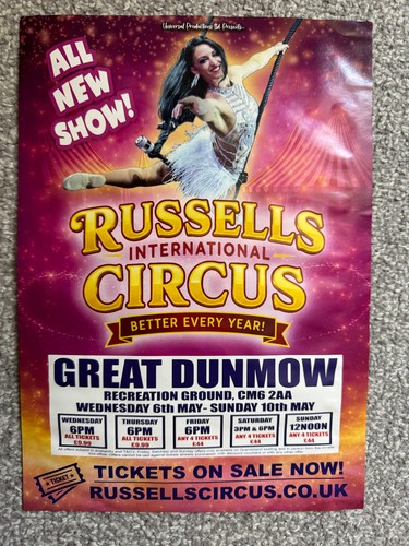 Russell circus poster 2026 - circus,