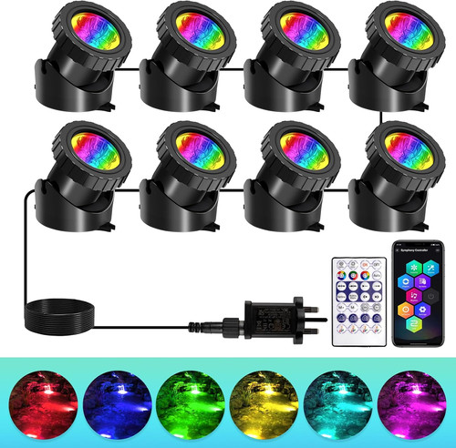Rgb pond lights ip68 - in,