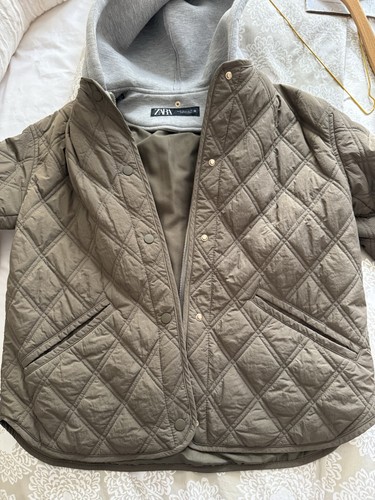 Zara women quilted padded - zara,