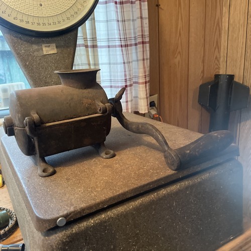 Hand crank antique cast - antique, iron