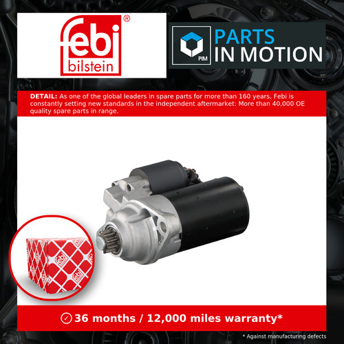 Starter motor fits golf mk4 - motor, vw