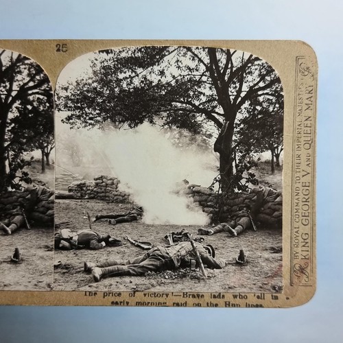 Ww1 military stereoview - military, c1916