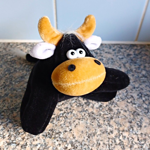 Cow plush soft toy - plush, small