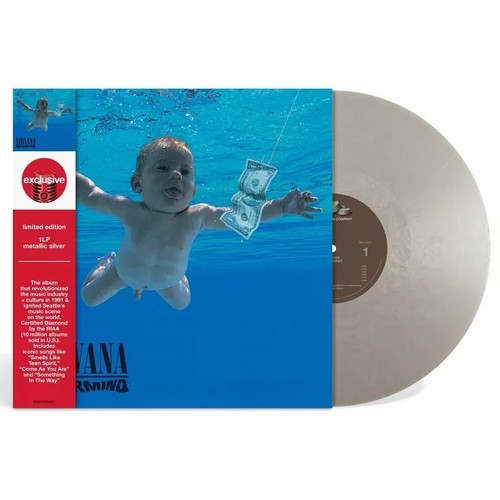Nirvana nevermind silver vinyl - nirvana,