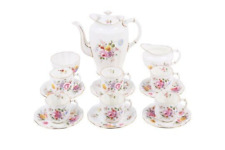 Royal Crown Derby - Derby Posies - - Coffee Set for  6 No 6123771G Various Marks