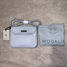 Modalu Lily Grey Leather Small Crossbody Bag *bnwt, sealed* minimalist