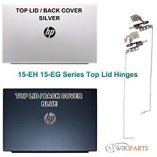 For HP Pavilion 15-EG 15-EH Rear Back LCD Top Lid Cover Case Hinges Blue Silver